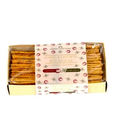 Sabores Santa Clara Bolachas Levemente Salgadas Tomate e Orégãos 120g