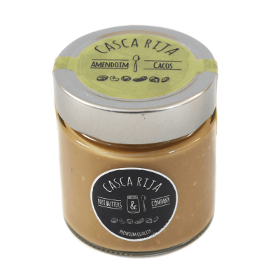Casca Rija Amendoim Cacos Manteiga de Amendoim com Pedaços