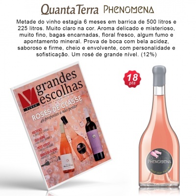 Quanta Terra Phenomena Pinot Noir 2020 Vinho Rosé Douro IGP Quanta Terra Phenomena Pinot Noir 2020 Vinho Rosé Douro IGP