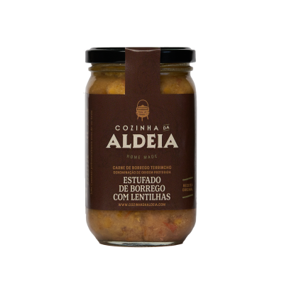 Cozinha da Aldeia Estufado de Borrego com Lentilhas Conservas