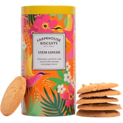 Tubo Tropical Bolachas de Gengibre Farmhouse Biscuits