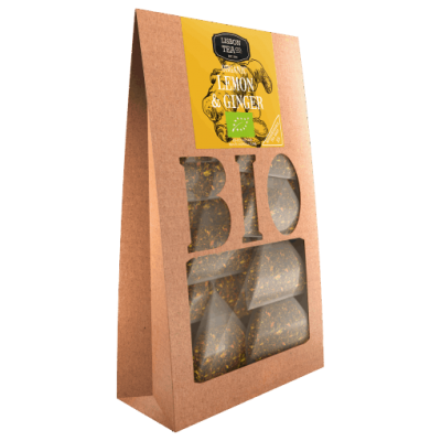 Lisbon Tea Limão & Gengibre Infusão Saquetas Bio