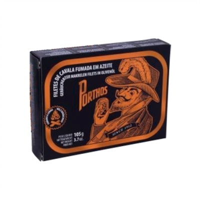 Porthos Filetes de Cavala Fumada em Azeite Conservas