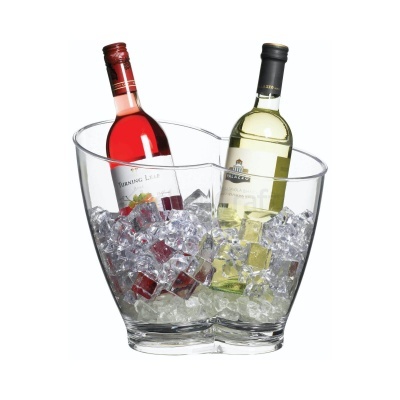 BarCraft Balde para Gelo com Divisão Utensílios