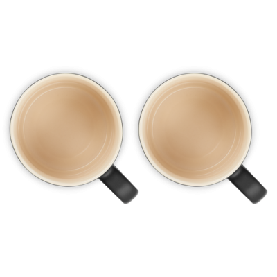 Le Creuset Set 2 Canecas London Preto Mate Utensílios