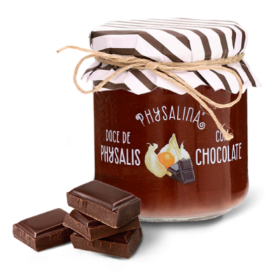Physalina Doce de Physalis com Chocolate Compotas