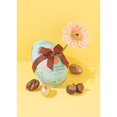 Café-Tasse Ovo da Páscoa Recheado com 12 Ovinhos de Chocolate Praliné Sortidos Edição Páscoa