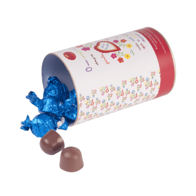 Maria Chocolate Lata Pralinés Lenço dos Namorados Chocolate Fabrico Artesanal