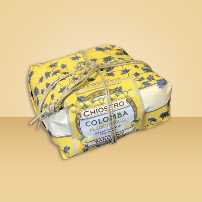 Colomba com Creme de Limoncello e Chocolate Amargo Chiostro di Saronno