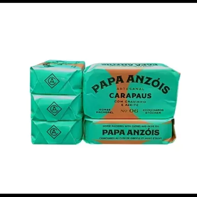 Papa Anzóis Carapau com Cravinho e Azeite Conservas