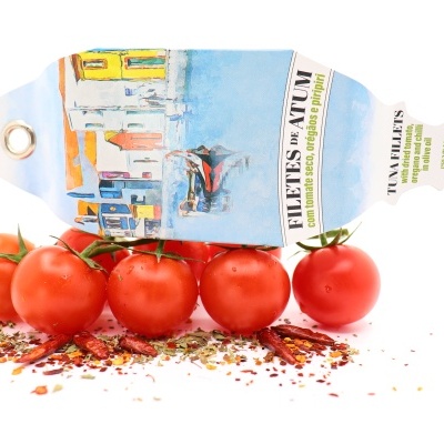 Moliceiro Filetes de Atum com Tomate Seco, Orégãos e Piri-Piri em Azeite Conservas