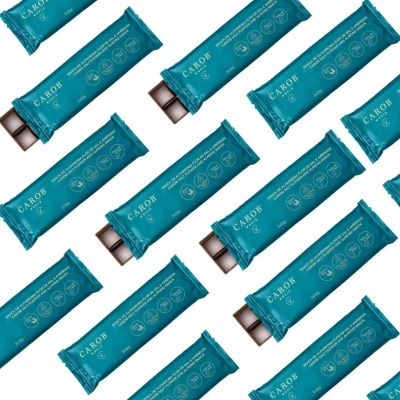 Carob Snack de Alfarroba, Flor de Sal e Amêndoa Chocolate