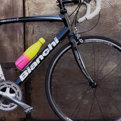 Chilly´s Garrafa Isotérmica Gradient – Neon Amarelo/Rosa 500ml Utensílios