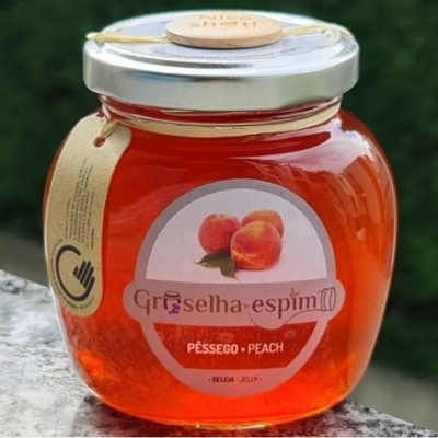 Groselha-Espim Geleia de Pêssego Compotas