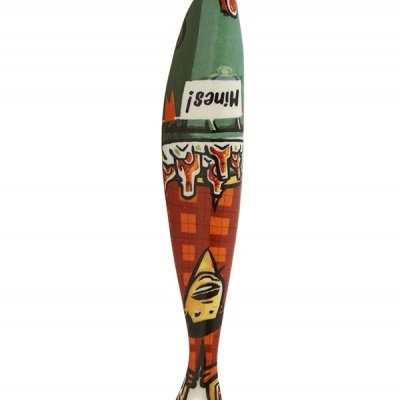 Bordallo Pinheiro Sardinha Vendedor de “Mines” Decoração