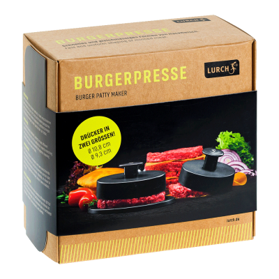 Lurch Conjunto de Dois Enformadores de Hambúrguer Utensílios
