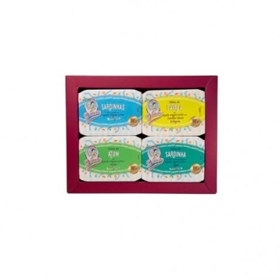 Conservas Dama Ruby Bio Box - 4 unidades Conservas