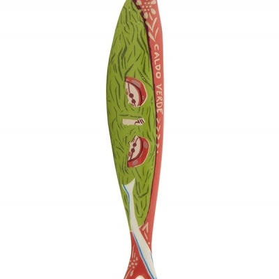 Bordallo Pinheiro Sardinha Caldo Verde com Chouriço Decoração