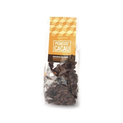 Pedaços de Cacau Crocantes Salgados Fabrico Artesanal Pedaços de Cacau Crocantes Salgados Fabrico Artesanal