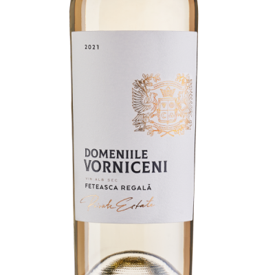Domeniile Vorniceni Feteasca Regala, white wine.