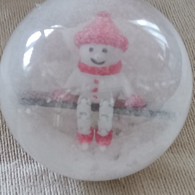 Bolas de natal artesanais