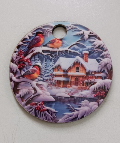 Bolas de natal artesanais