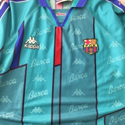 FC Barcelona Away Shirt 1995-1997 (L)#10 Giovanni