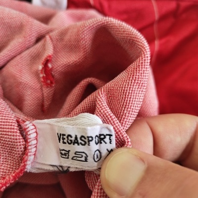 Vintage Vegasport Football Shirt Red 1970s (M)#12 Vintage Vegasport Football Shirt Red 1970s (M)#12