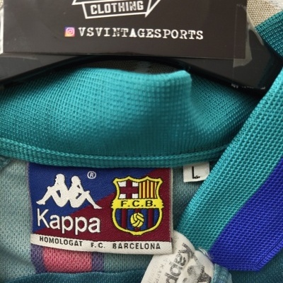 FC Barcelona Away Shirt 1995-1997 (L)#10 Giovanni