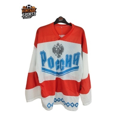Russia Ice Hockey Jersey 1980s (M)#15 Mogilny Russia Ice Hockey Jersey 1980s (M)#15 Mogilny