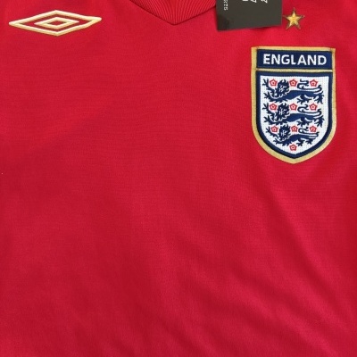 England Away Shirt 2006-2008 (S) England Away Shirt 2006-2008 (S)