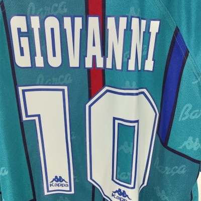 FC Barcelona Away Shirt 1995-1997 (L)#10 Giovanni