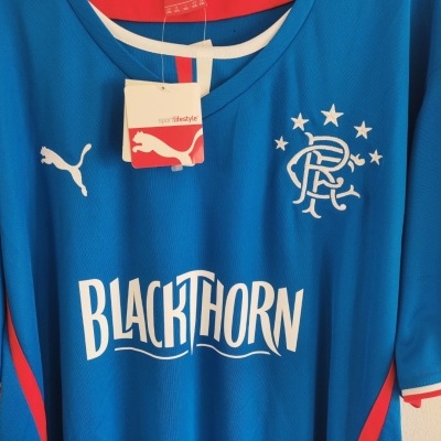 NEW Glasgow Rangers FC Home Shirt 2013-2014 (XXL)