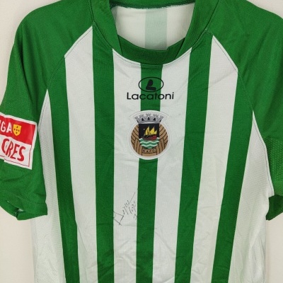 Matchworn Signed Rio Ave FC Home Shirt 2008-2009 (XL)#7 Miguel Lopes Matchworn Signed Rio Ave FC Home Shirt 2008-2009 (XL)#7 Miguel Lopes