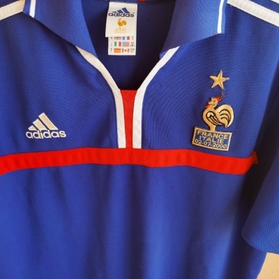 France Home Shirt 2000 vs Italy Final Euro #10 Zidane (S) "Very Good"