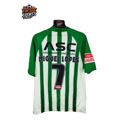 Matchworn Signed Rio Ave FC Home Shirt 2008-2009 (XL)#7 Miguel Lopes Matchworn Signed Rio Ave FC Home Shirt 2008-2009 (XL)#7 Miguel Lopes