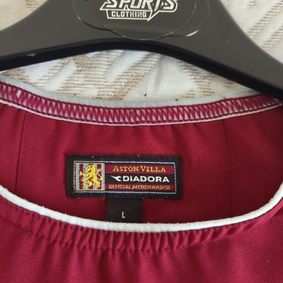 Aston Villa FC Home Shirt LS 2003-2004 (L)