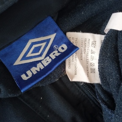Vintage Track Top Jacket Umbro 1990s Blue (XL) "Bad"