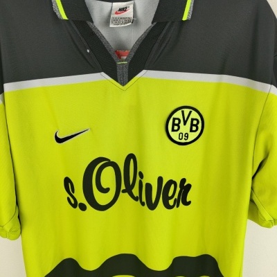 BVB Borussia Dortmund Home Shirt 1997-1998 (M)