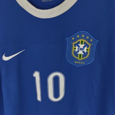 Brazil Away Shirt 2006-2008 (M)#10 Ronaldinho