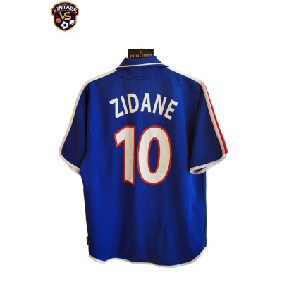 France Home Shirt 2000 vs Italy Final Euro #10 Zidane (S) "Very Good"