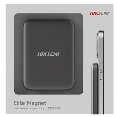DISCO PORTÁTIL HIKSEMI HS-ESSD-Elite9 1Tb Cinza