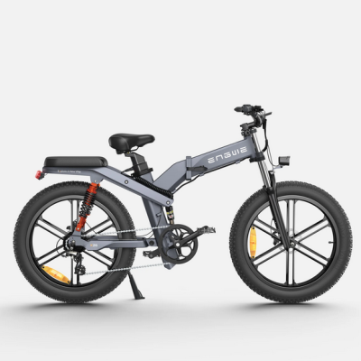 ENGWE  X26  1200W.  Velocidade máxima 25 km/h.  E-bike dobrável com suspensão tripla.