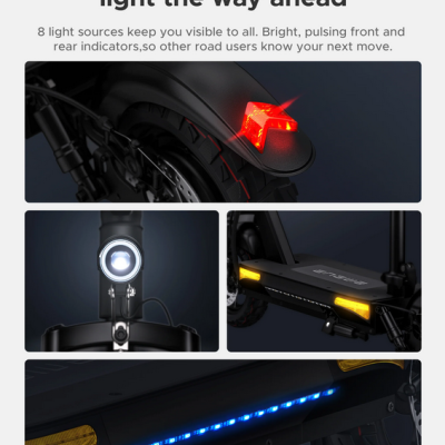 ENGWE S6. Potência  500W,  Autonomia 35 km. Velocidade máxima 25 km/h E-Scooter