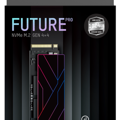 SSD PCIe NVMe 4.0 HIKSEMI FUTURE 1TB Leitura 7450MB/s  escrita 6400MB/s