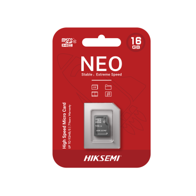 CARTÃO DE MEMÓRIA MICRO SD HIKSEMI HS-TF-C1  16Gb