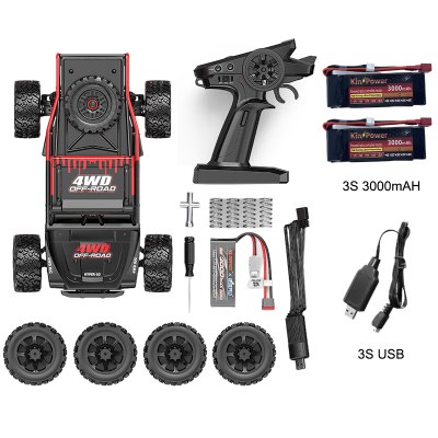 Kit carro RC 4WD Off-Road e acessórios