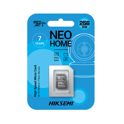 CARTÃO DE MEMÓRIA MICRO SD HIKSEMI NEO HOME HS-TF-D1 256G