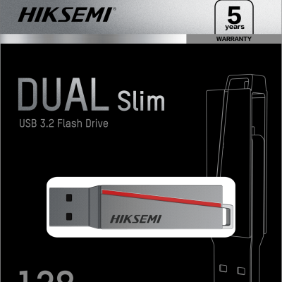 Dual Slim Hiksemi USB Pen Drive 128GB