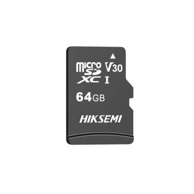 Cartão de memória micro SD preto com texto branco